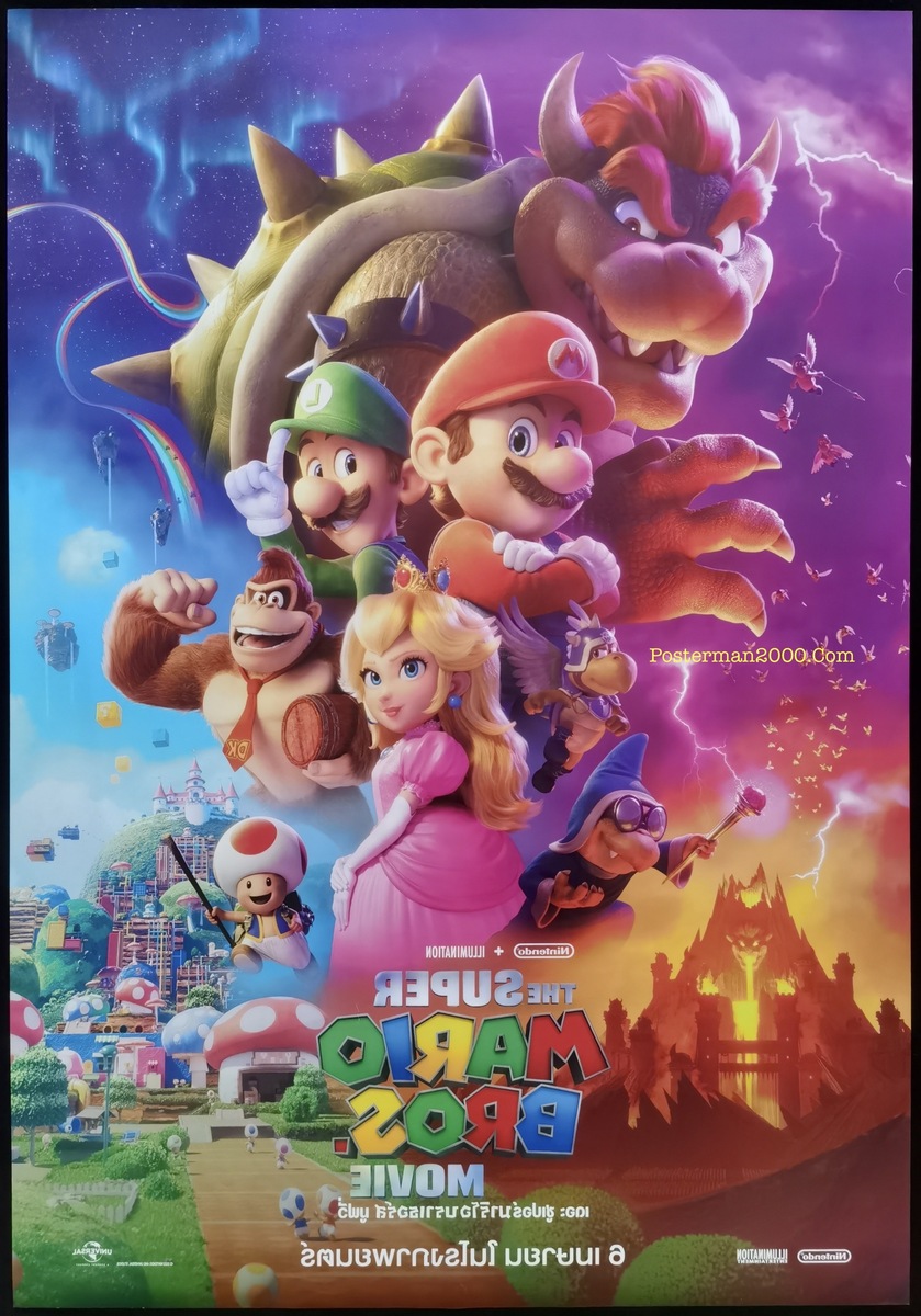 Super Mario Bros Thailand movie poster #SuperMario Fantastic Movie posters  #SciFimovies posters #Horrormovies posters #Ac…